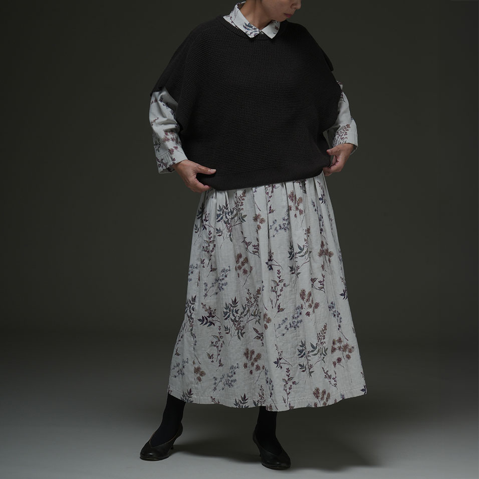 セットアップ×ニットベスト