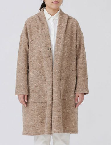 有色ウールインレー編み カーディガン枸杞（くこ） | 石見銀山 群言堂  