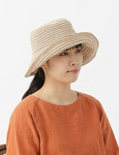 たためるコットンハット