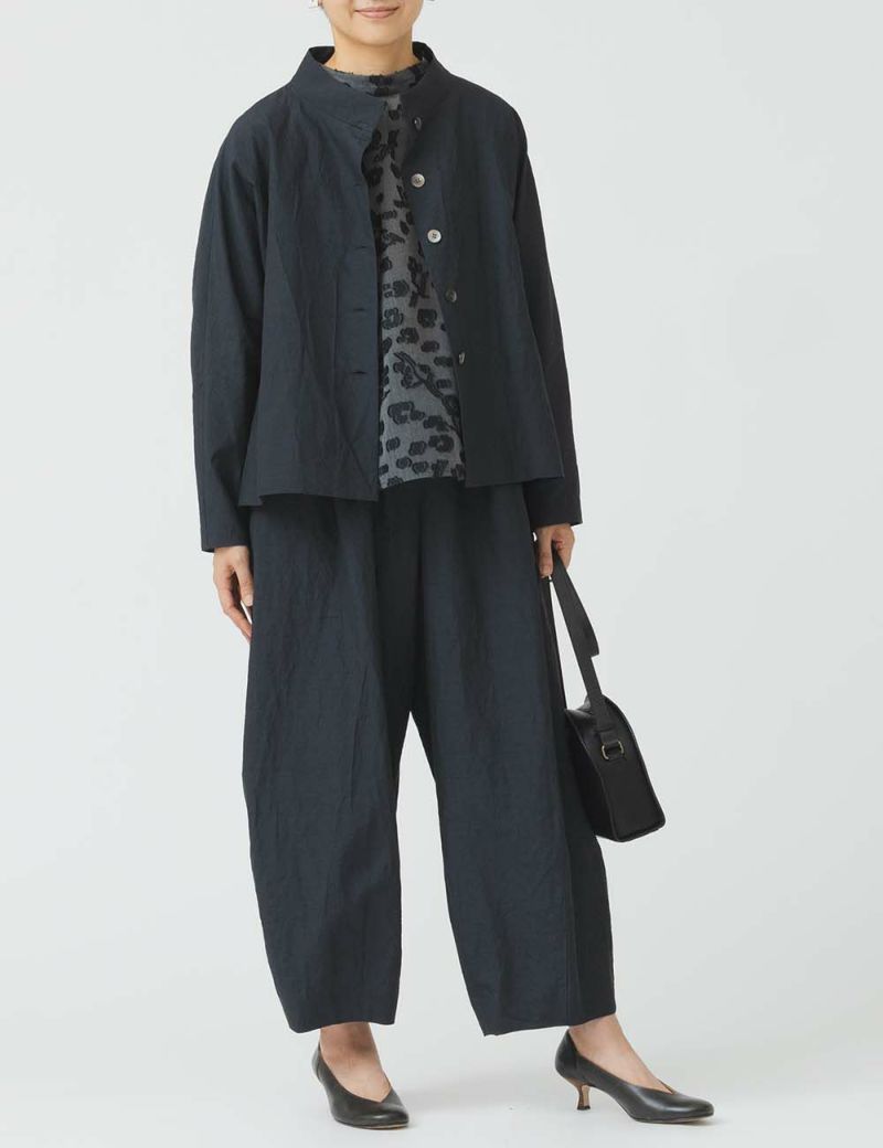 綿麻シルクシャンブレーパンツ難波津（なにわず） | 石見銀山 群言堂