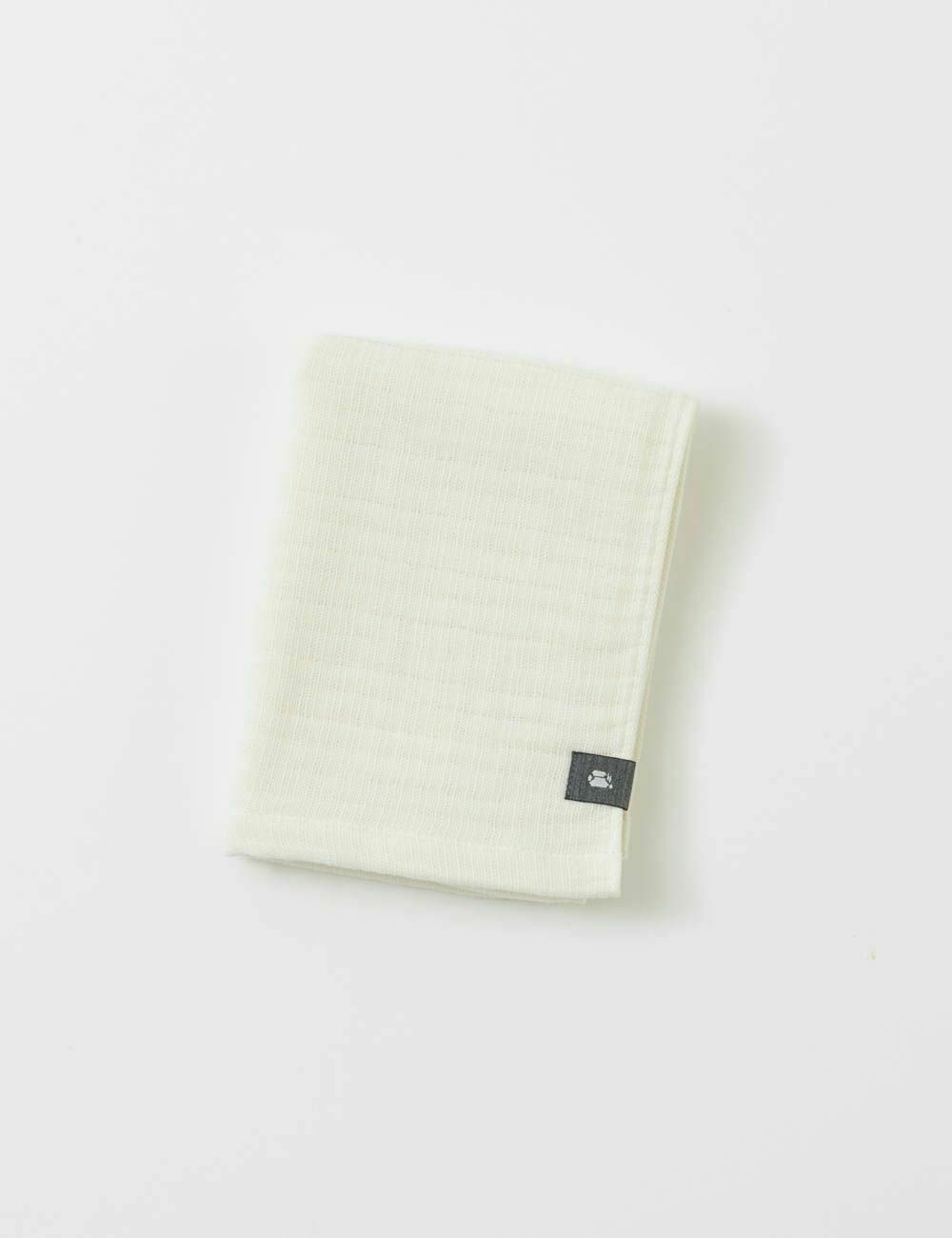 ガーゼ織りロングフェイスタオル