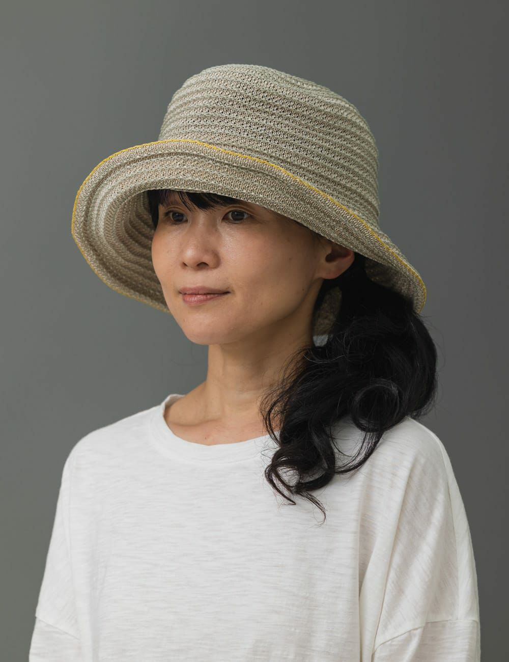 たためるコットンハット