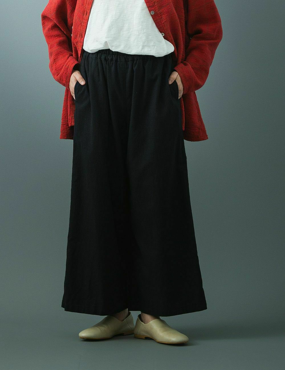 麻キャンバスパンツ山蕗（やまぶき） | 石見銀山 群言堂オンラインストア