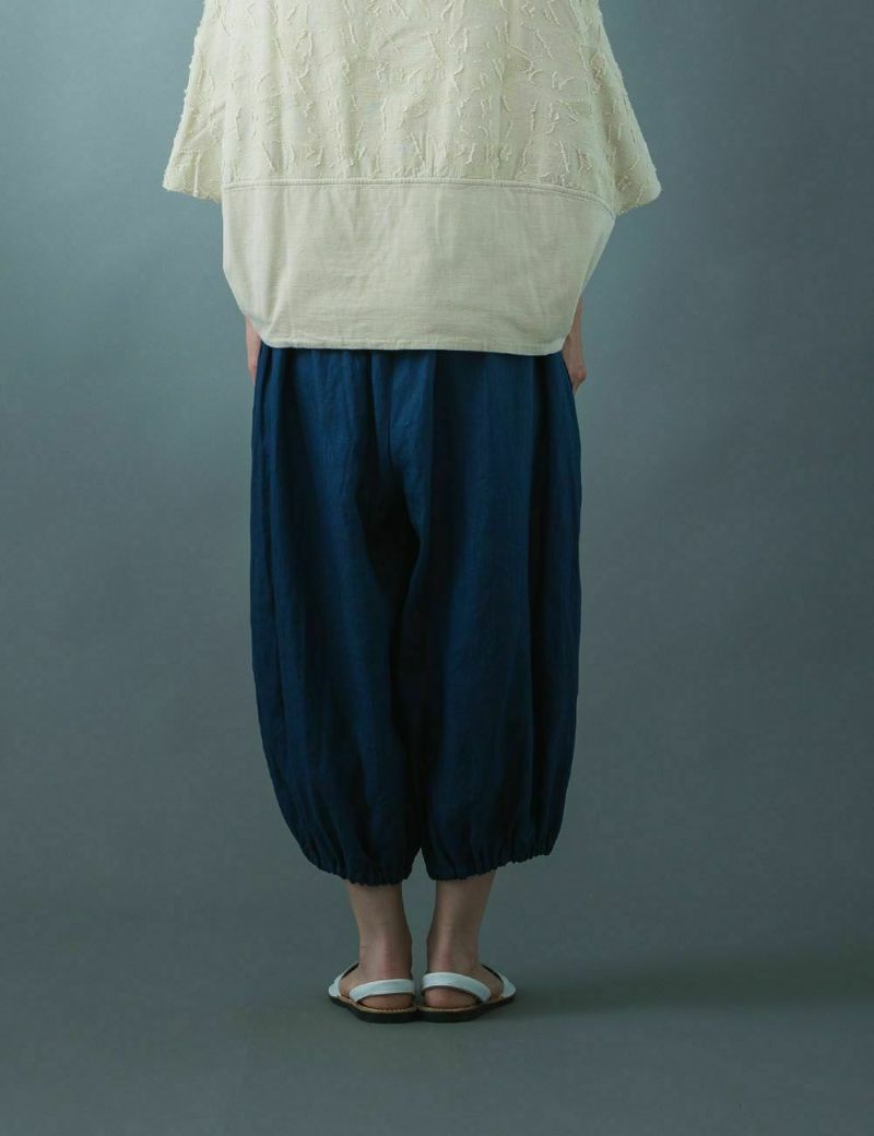 群言堂 リネンワイドパンツ （麻のパンツ｜登美 | 石見銀山 群言