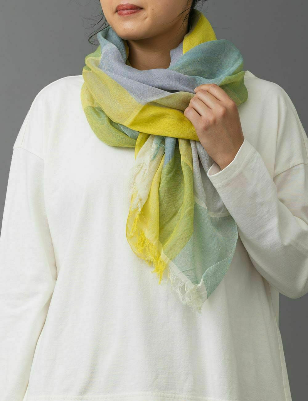 綿格子ストール | 石見銀山 群言堂オンラインストア