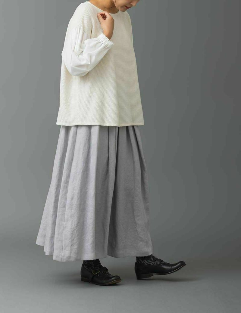 60リネンオックススカート小紫陽花（こあじさい） | 石見銀山 群