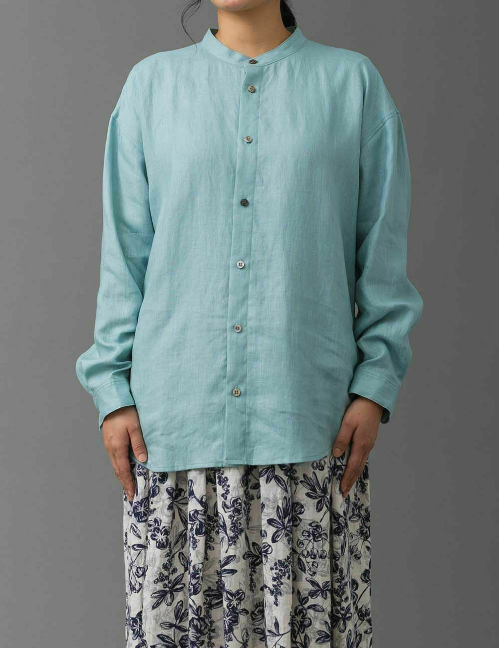 リネン　ブラウス山桑（やまくわ）