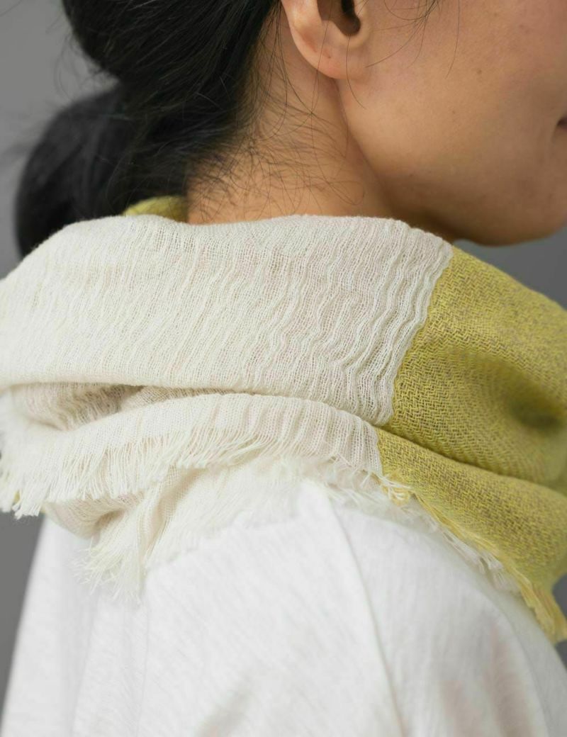 美品　群言堂　根々　麻リネン100%　スヌードストール 美品 群言堂 根々 麻リネン100% スヌードストール - メルカリ