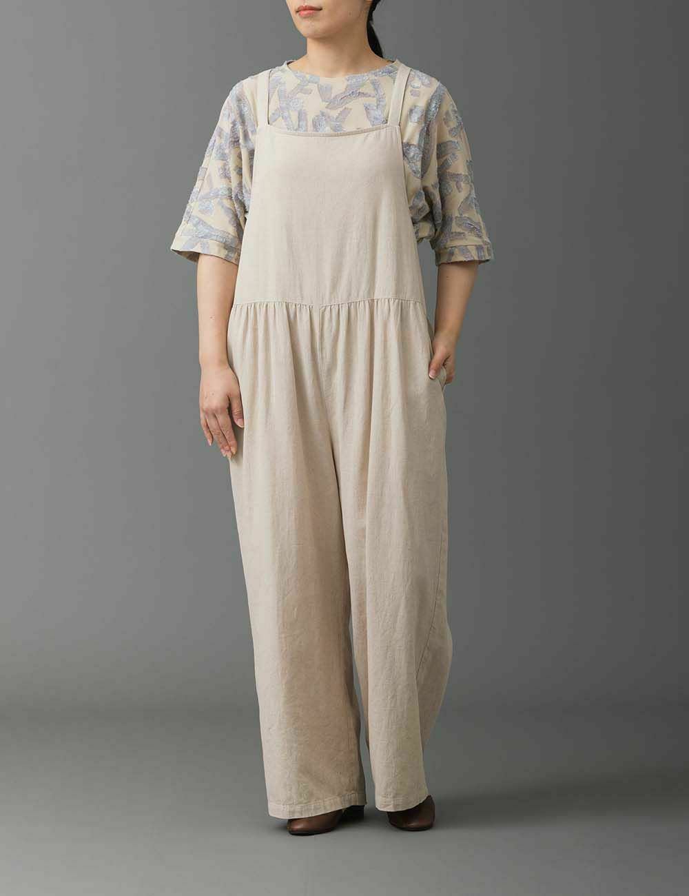 綿麻梨地織　パンツ風車（かざぐるま）