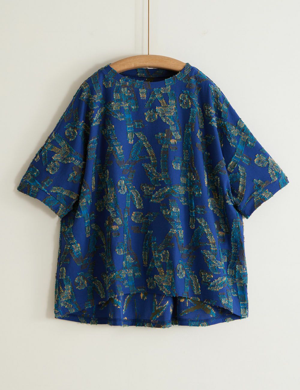 おもだかジャガードプルオーバー玉紫陽花（たまあじさい）