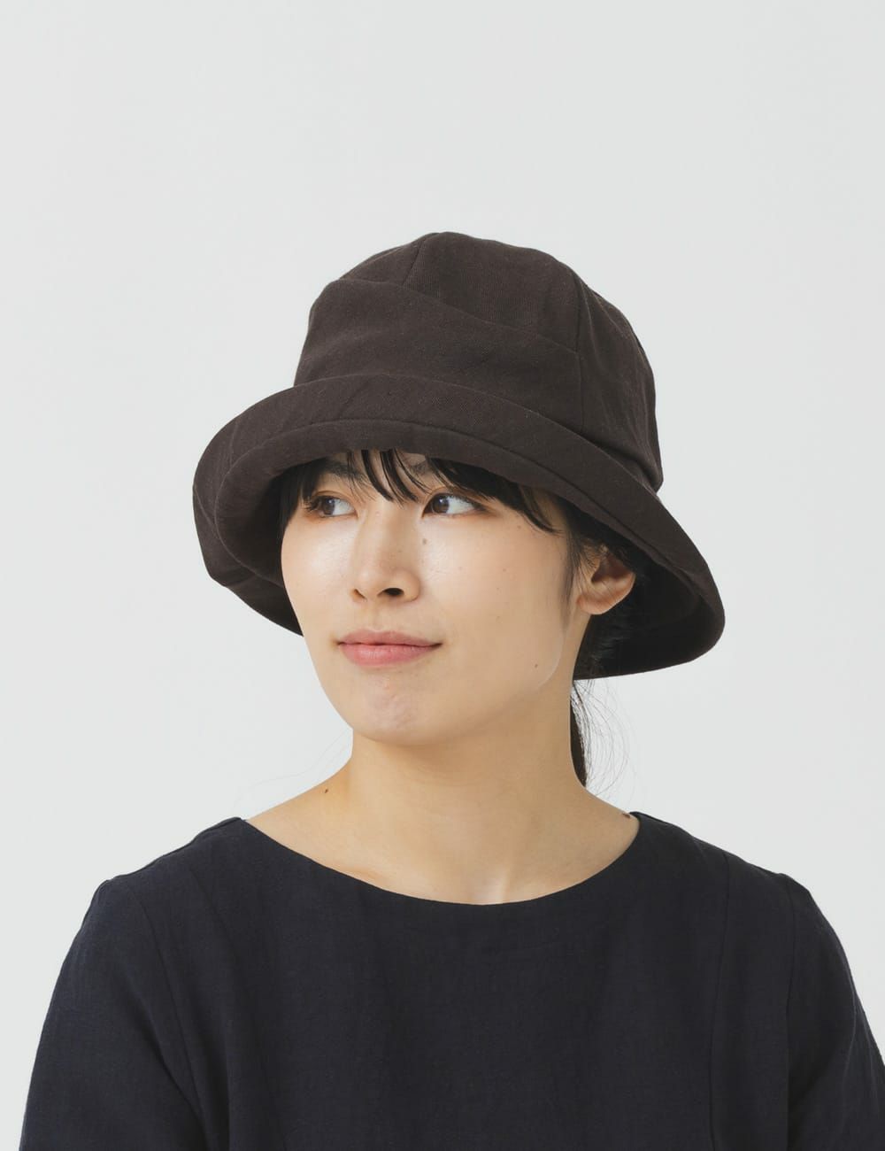 綿麻ウールハット