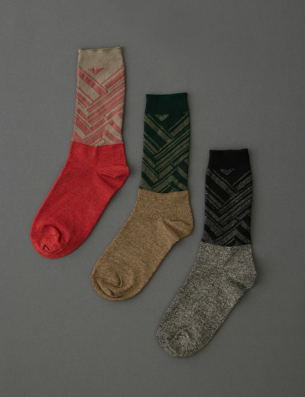 変わりヘリンボン靴下