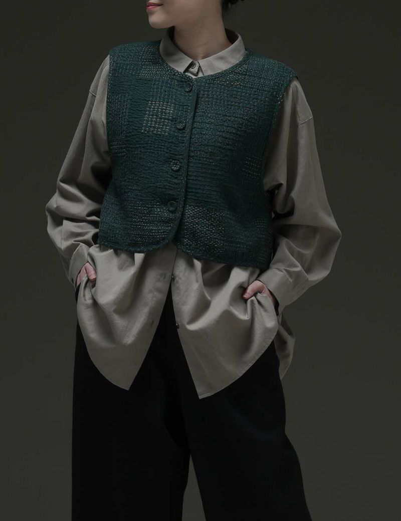 綿サテンブラウス山香（やまこうばし）