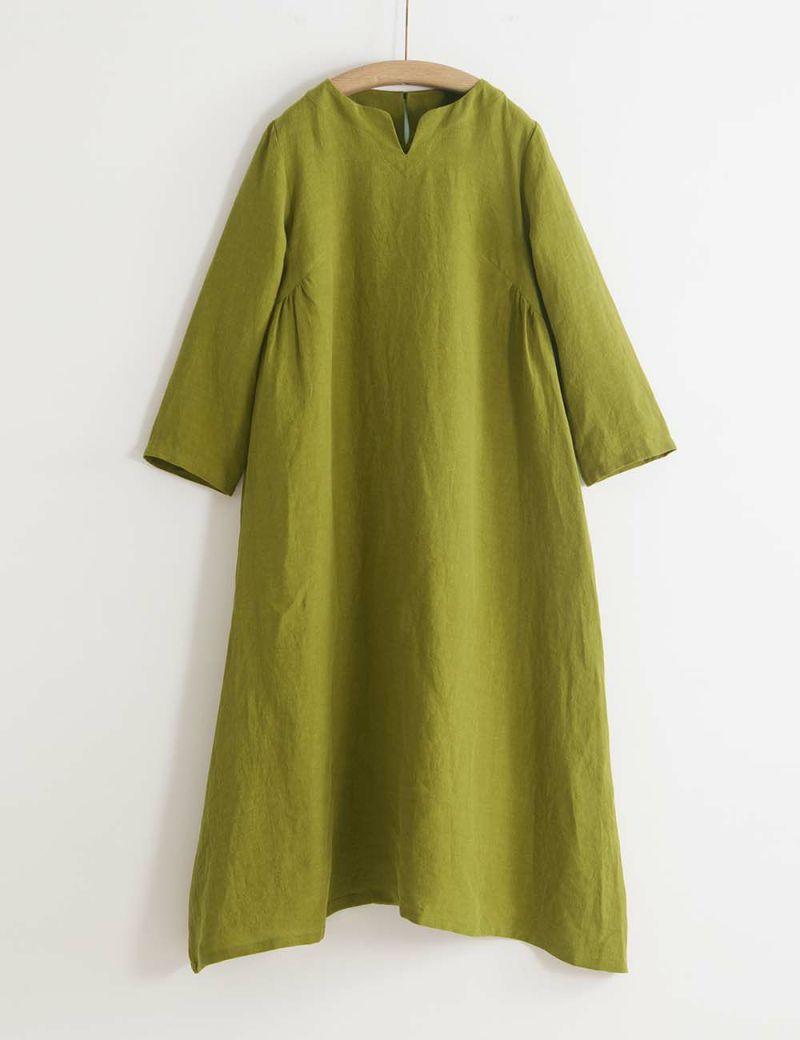 リネンパレットスキッパーワンピース | 石見銀山 群言堂オンラインストア