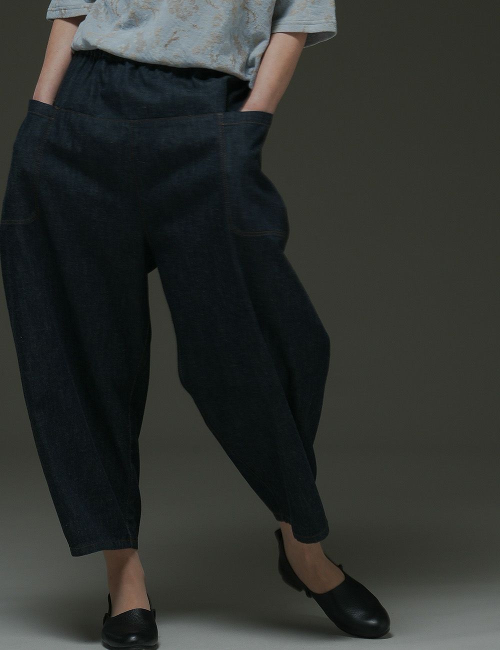 ナチュラルデニムパンツ山芹（やませり） | 石見銀山 群言堂オンライン