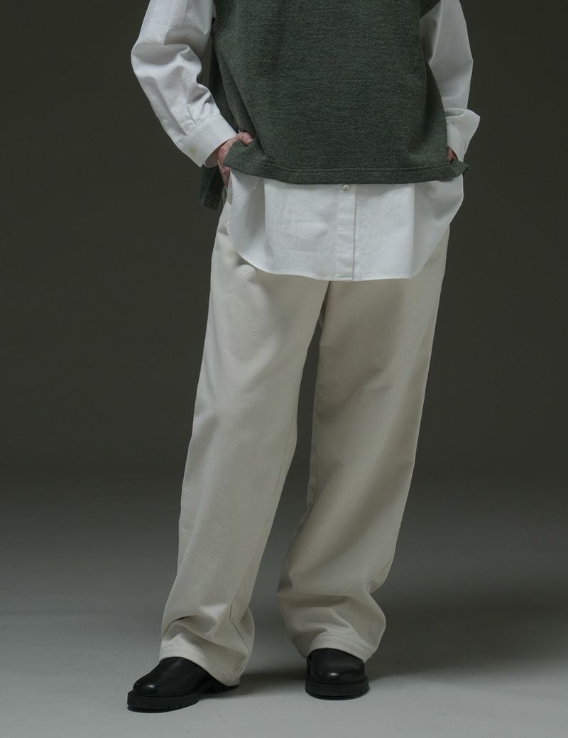 綿サテン裏起毛パンツ采振木（ざいふりぼく）