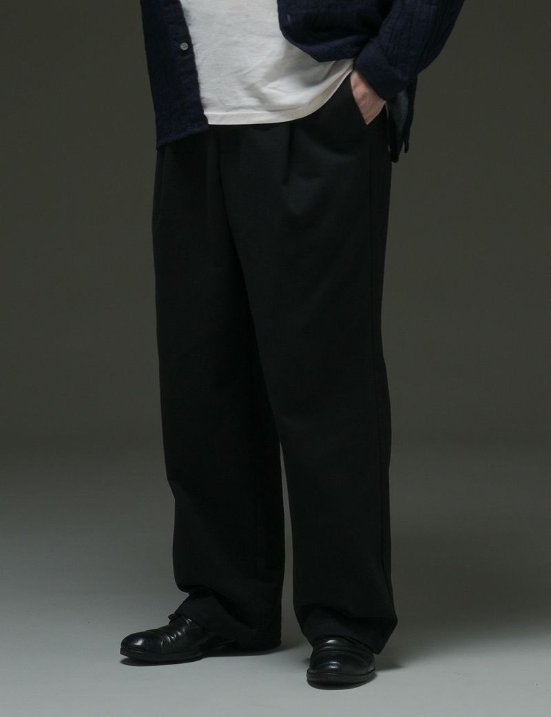 綿サテン裏起毛パンツ采振木（ざいふりぼく）