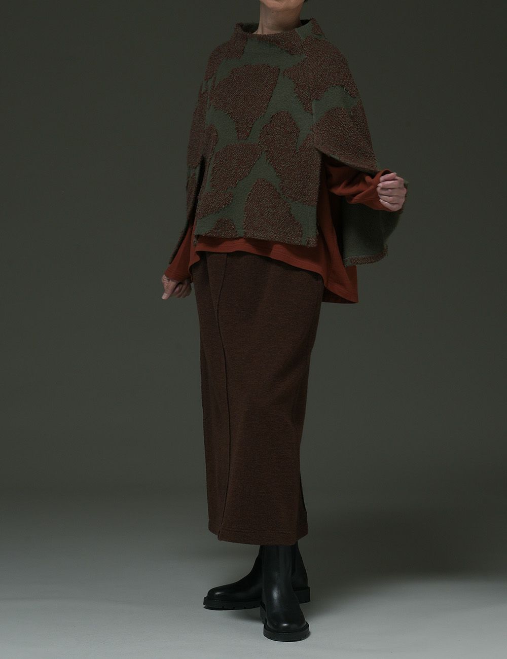 ウールトップクレータースカート女竹（めだけ） | 石見銀山 群言堂  