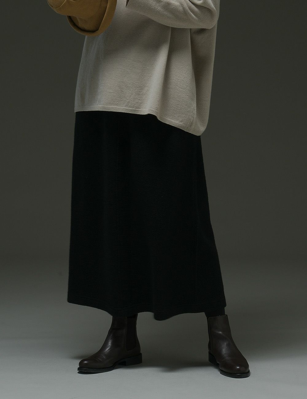 ウールトップクレータースカート女竹（めだけ） | 石見銀山 群言堂  