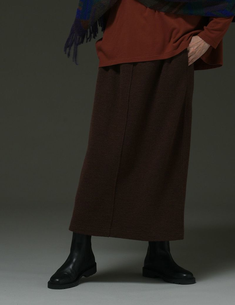 ウールトップクレータースカート女竹（めだけ）