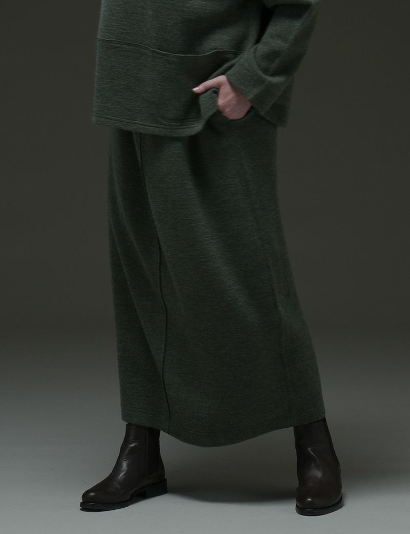 ウールトップクレータースカート女竹（めだけ）