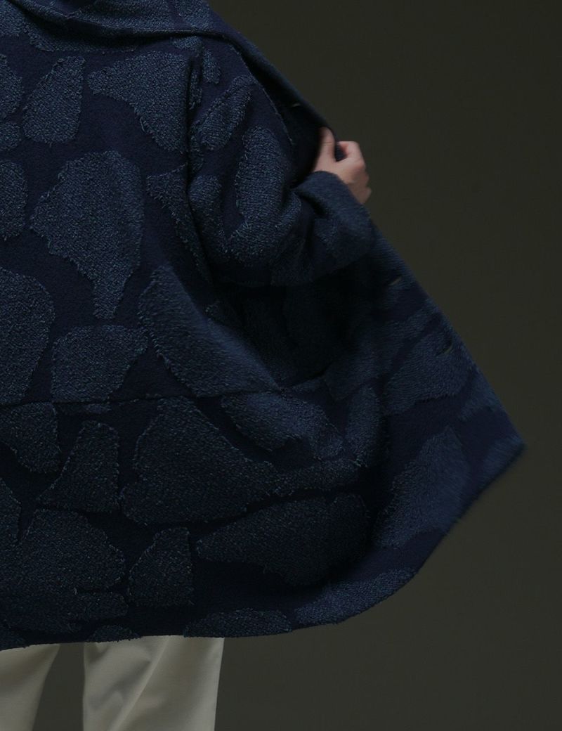 綿ウールいちょうジャガードジャケット好文木（こうぶんぼく） | 石見