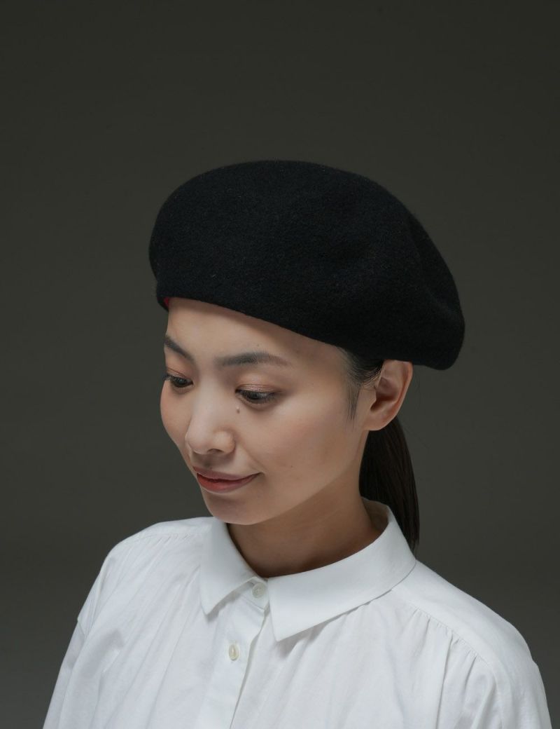 【新品/未使用】Y-3 ベレー帽 Y-3 - Y-3 ワイスリー ハンチング・ベレー帽 - 黒 【古着】【中古】の