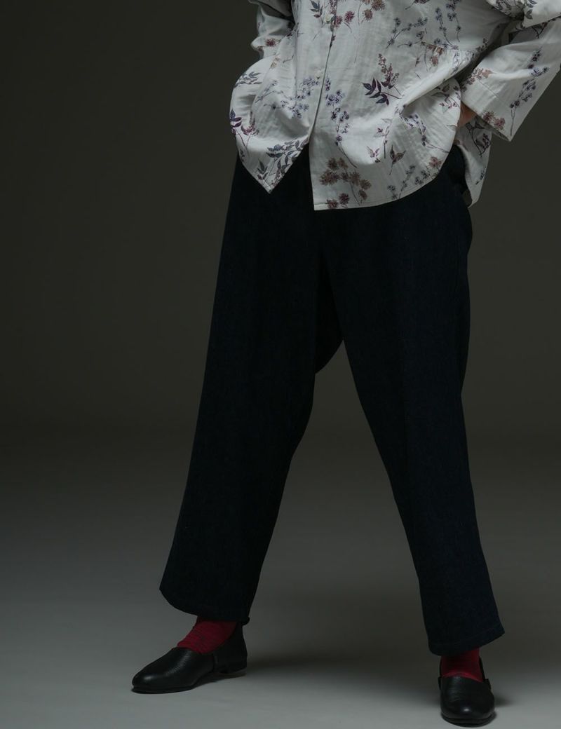 デニム裏起毛パンツ灰の木（はいのき） | 石見銀山 群言堂オンラインストア