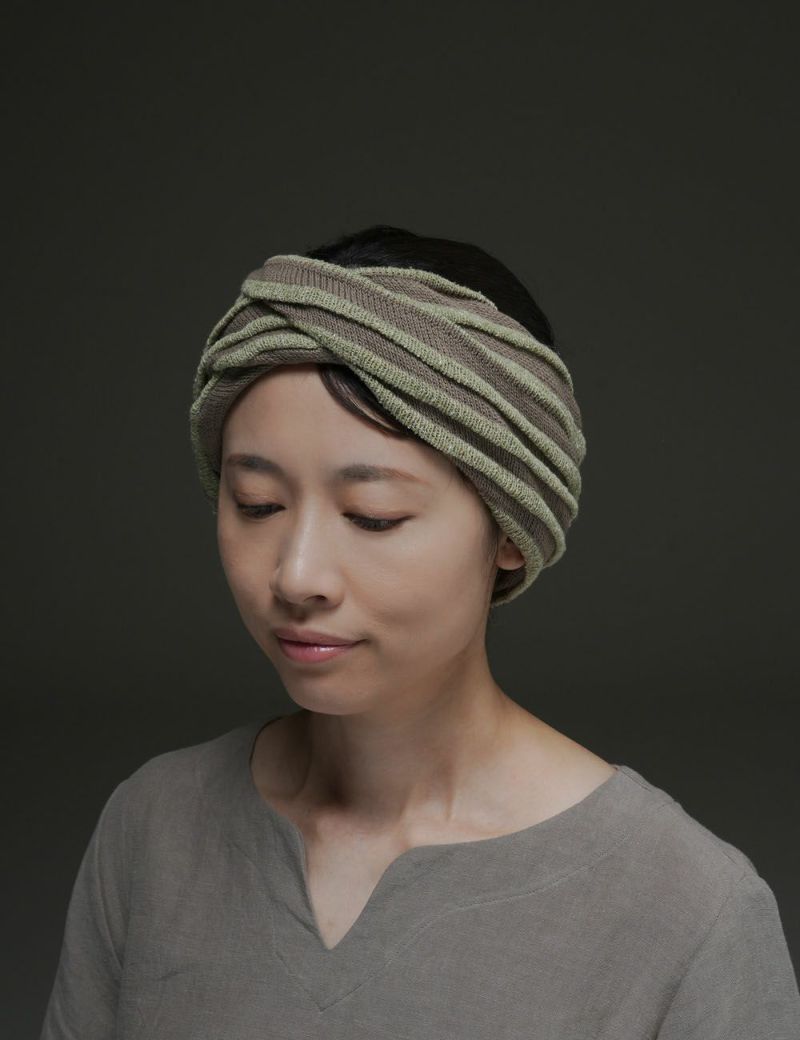 綿シルクタックターバン