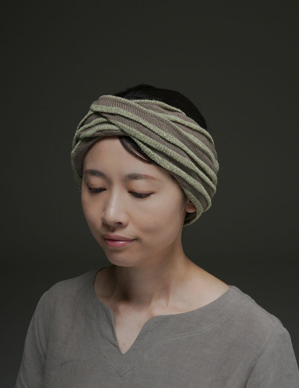 綿シルクタックターバン