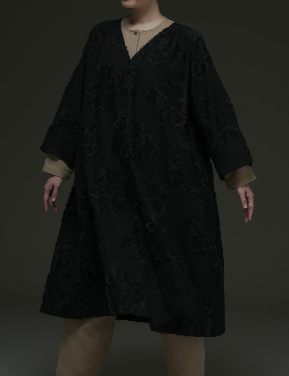 花群れジャガードジャケット壇香梅（だんこうばい）