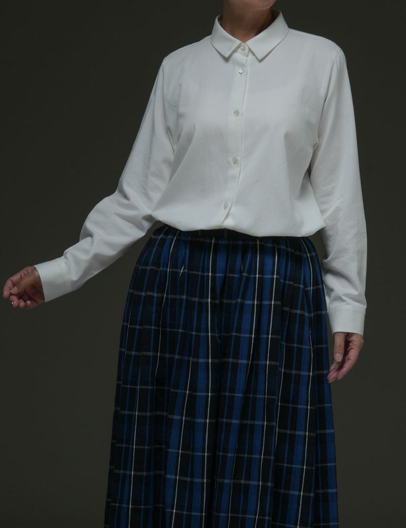 綿サテンブラウス姫榊（ひさかき）