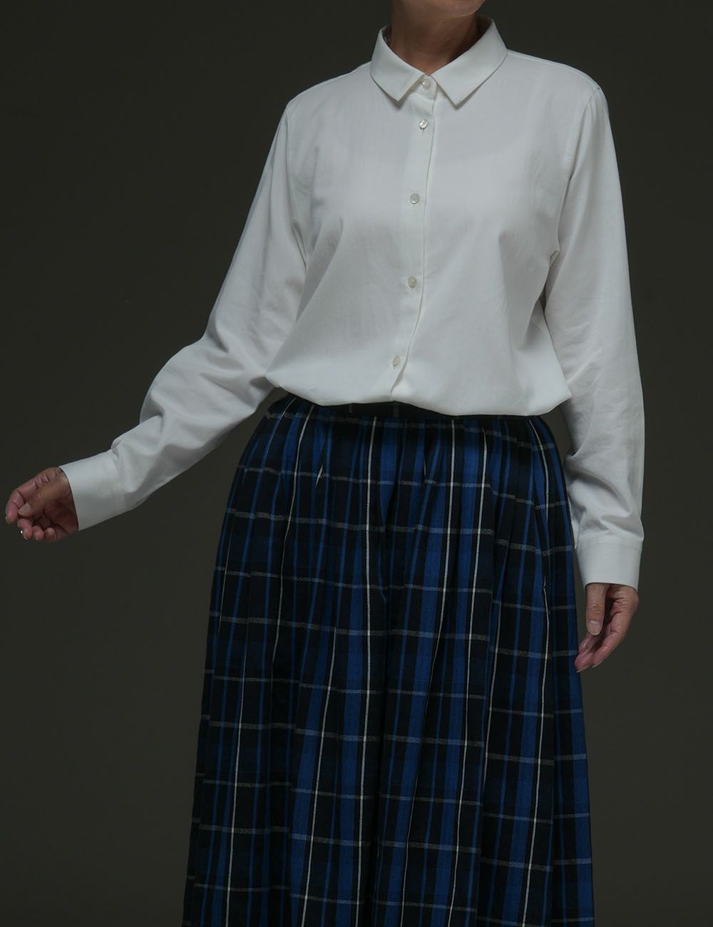 綿サテンブラウス姫榊（ひさかき）