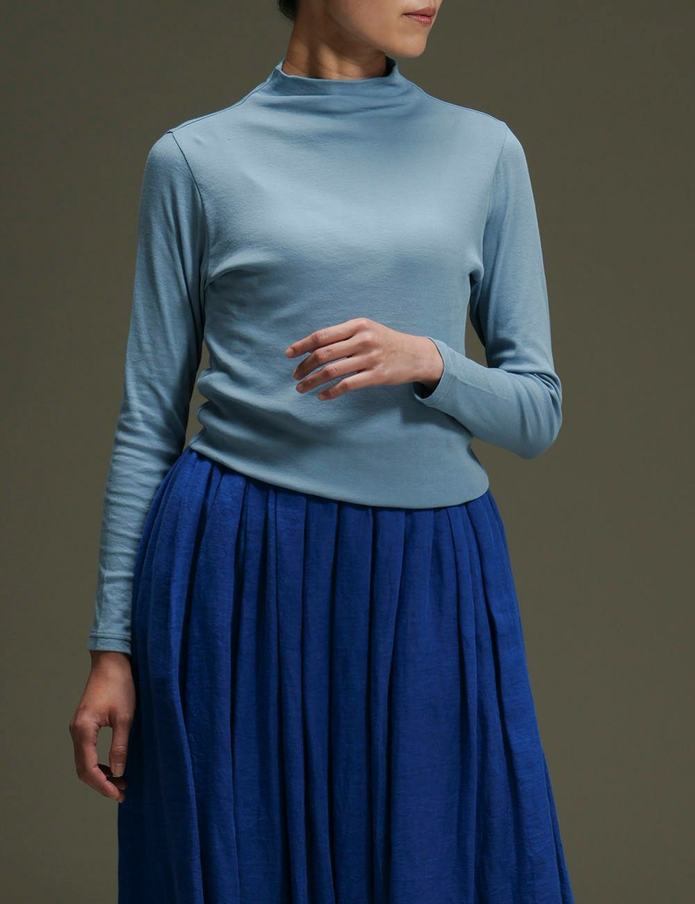 強撚ガーゼフライスプルオーバー穂躑躅（ほつつじ）