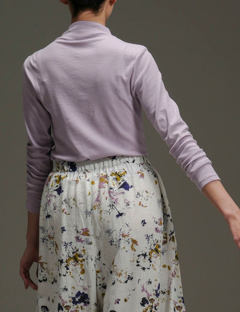 強撚ガーゼフライスプルオーバー穂躑躅（ほつつじ）